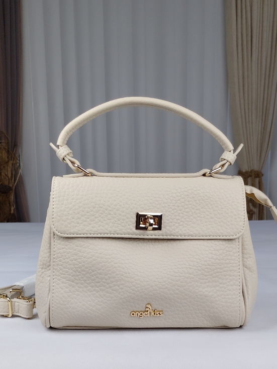 Angel Kiss Handbags - Angel Kiss Cream Tote / Shoulder Bag.